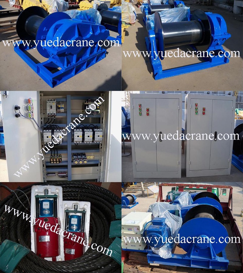 JM10T wire rope electric winch to Vietnam